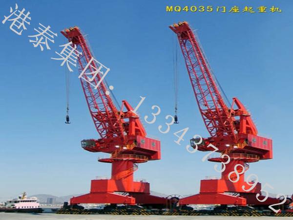 浙江寧波門座式起重機公司介紹回轉支承對門座式回轉起重機的作用