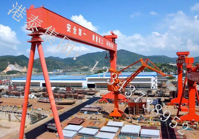 浙江臺州造船門式起重機廠家造船門機功能齊全