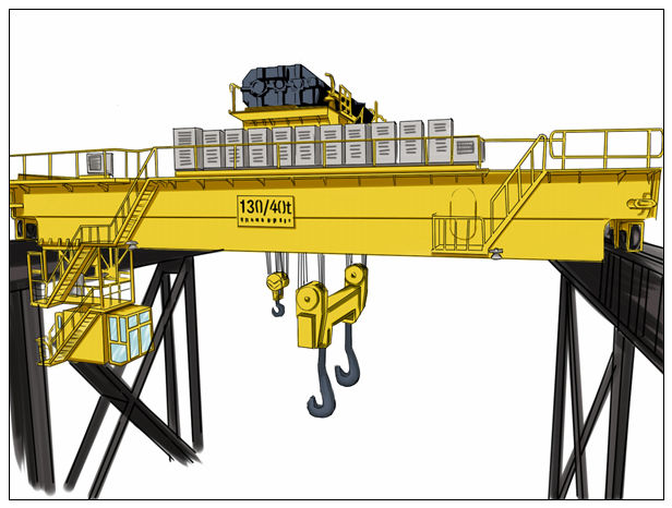 廣東韶關(guān)10噸行車行吊廠家行吊承重范圍大