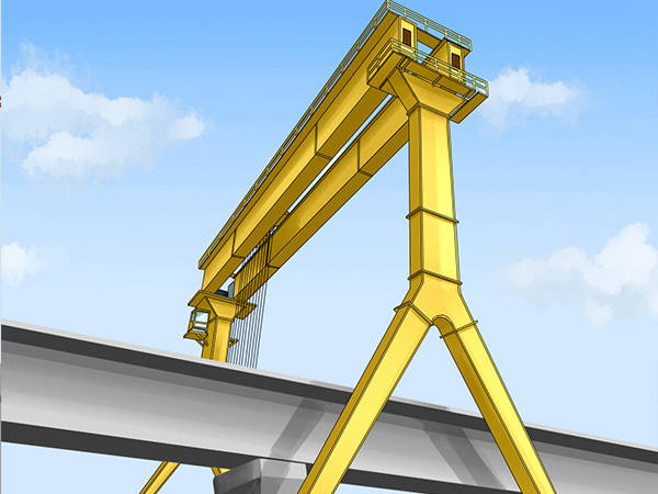 河北保定龍門吊廠家40t軌道龍門吊跨距多少