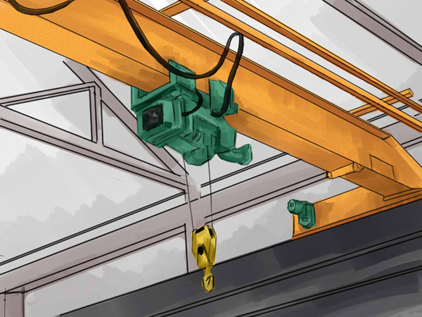 建筑廠用單梁行車航吊起重機江蘇南京