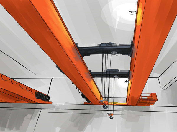 鋼材廠100噸單梁起重機貴州銅仁行車航吊