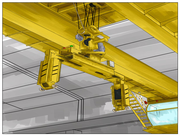 混凝土廠房100噸單梁起重機貴州黔東行車航吊