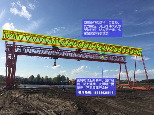 陜西安康MH型倒三角龍門吊特點(diǎn)介紹